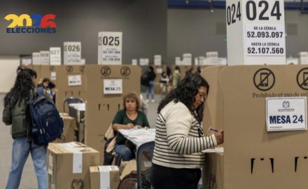 Polling station in Colombia during last Congress elections in March 8, 2026. Photo courtesy of the Registraduría Nacional del Estado Civil.