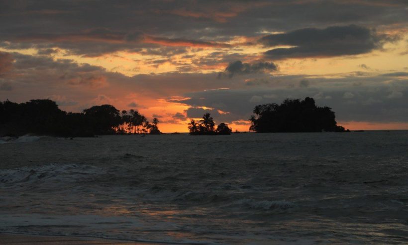 The Pacific Ocean from Guachalito Beach, Chocó, Colombia (photo © Loren Moss)