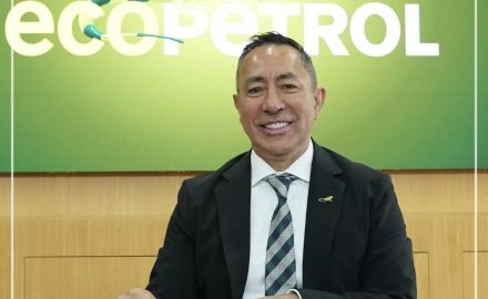 Photo 1: Ricardo Roa during his inauguration as President of Ecopetrol, April 2023. Photo courtesy of Ecopetrol.