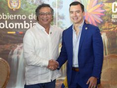 President Gustavo Petro of Colombia with President Daniel Noboa of Ecuador (photo courtesy Presidencia of Ecuador)