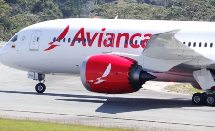 Avianca Holdings Boing 787 in Rionegro Fitch Ratings liquidity