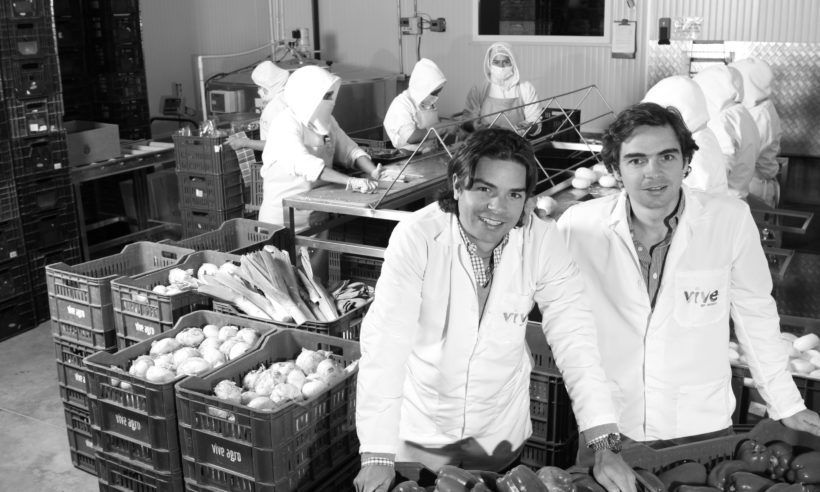 Vive Agro founding brothers Pablo Arbelaez (left), and Juan Felipe Arbelaez (right)