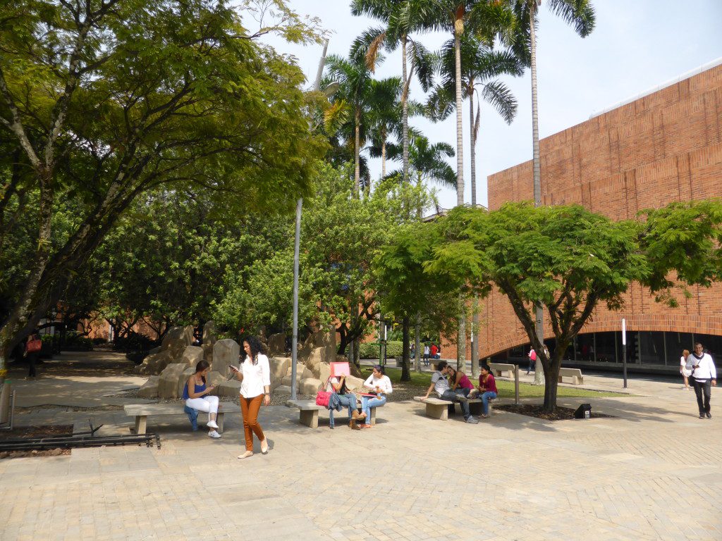 EAFIT's verdant campus on Medellin's south side.