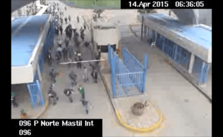 Frame from a security video provided by Ecopetrol