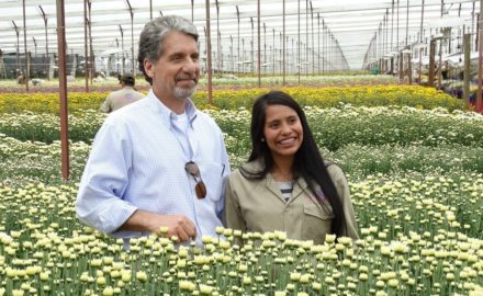 Kevin Whitaker, U.S. Ambassador to Colombia with Ximena Agudelo