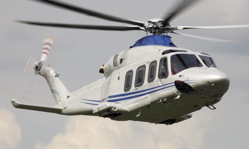 An AgustaWestland AW139 helicopter