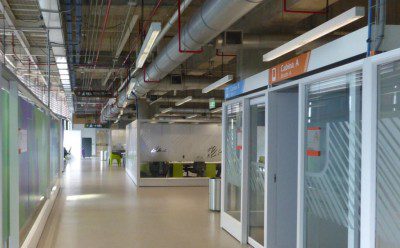 Flexible, private workspaces are configured according to tenant needs, and are expandable.