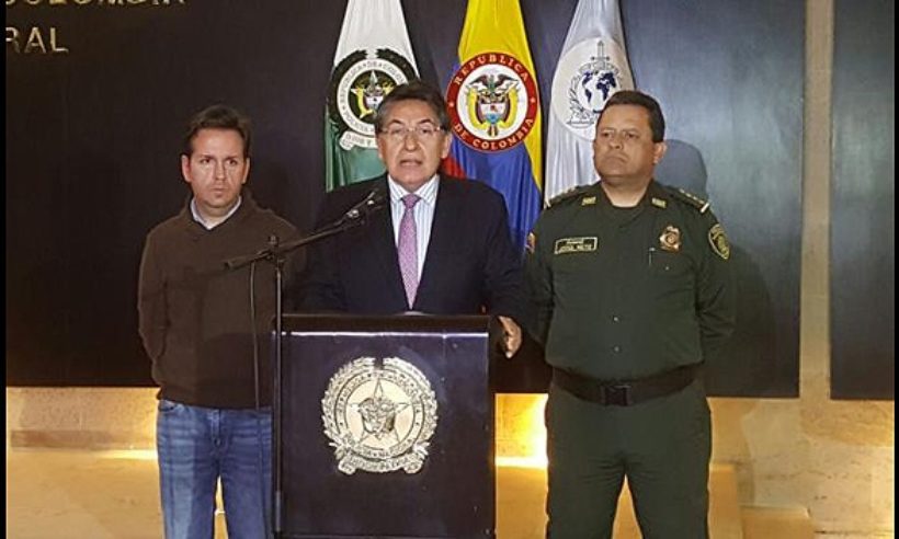 Néstor Humberto Martínez Andino Attack Bogota Colombia