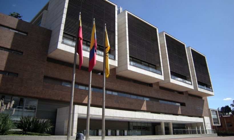 University of the Andes - The Edifício Mario Laserna at the Universidad de los Andes in Bogotá, Colombia. (Credit: Leandro Neumann Ciuffo / Universidad de los Andes)