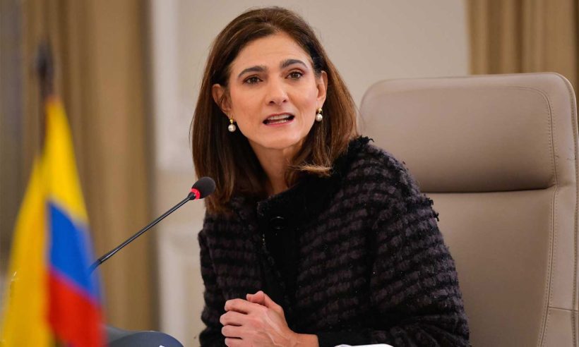 Colombia's Minister of Transportation Angela Orozco (photo credit Mintransporte via Twitter)