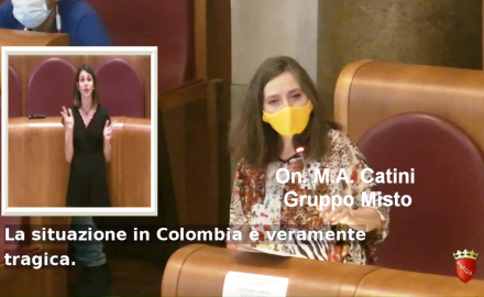 Filed by assembly member Maria Agnese Catini, The motion goes on to demand resolution of an investigation over the death a year ago of Italian citizen Mario Paciolla, a UN human rights observer in Colombia.