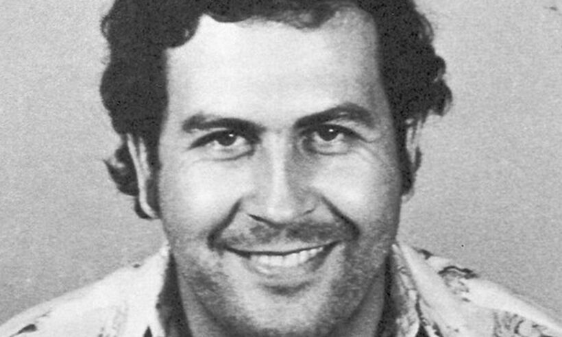 A mug shot of Pablo Escobar taken by the regional Colombia control agency in Medellín in 1976. (Photo credit: Colombia National Registry; Colombian National Police)