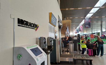 Aeropuerto el Dorado in Bogotá