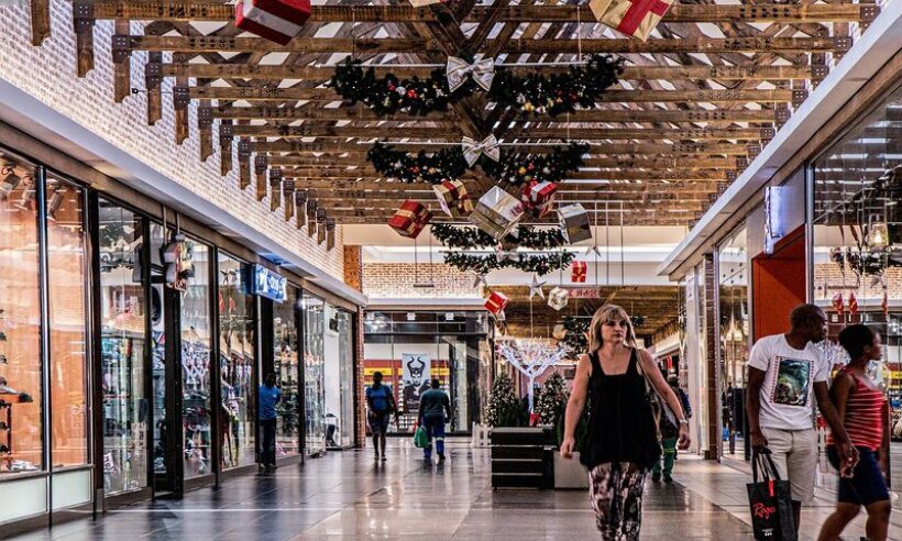 Shopping mall.