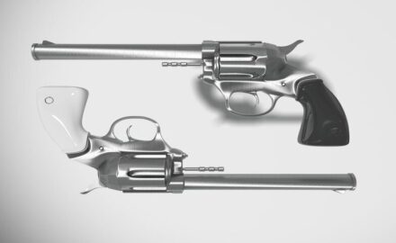 Pistols drawn.