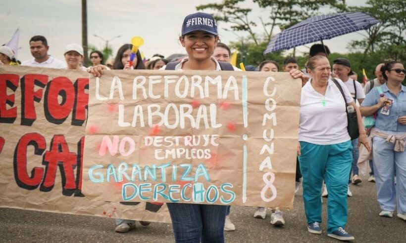 Labor Reform march.