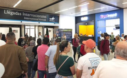 International Arrivals at Josรฉ Marรญa Cรณrdova International Airport (MDE/SKRG) outside of Medellรญn. Photo ยฉ Loren Moss