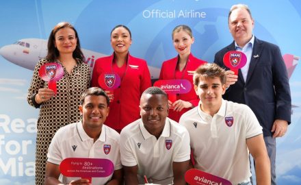 Avianca - Miami FC Soccer Club Deal - Photo courtesy Avianca