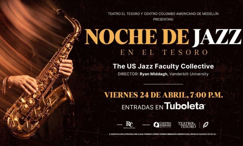 The US Jazz Faculty Collective Viernes 24 de abril | 7:00 p.m. | Teatro El Tesoro