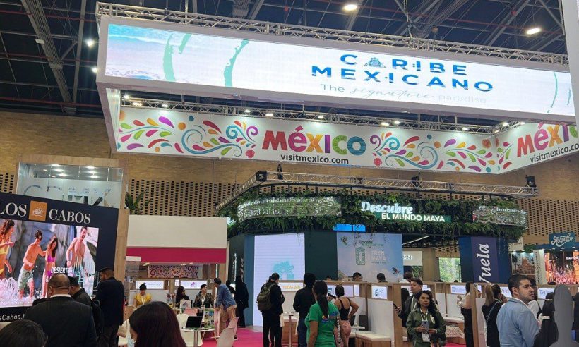 Mexico pavilion at the ANATO Vitrina Turistica trade show in Bogotá (photo: Loren Moss)