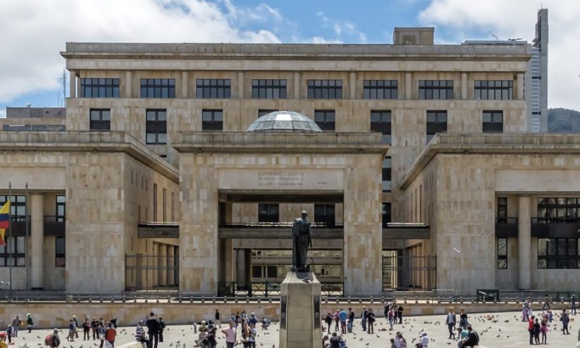 Exterior of Colombia’s Supreme Court building in downtown Bogotá. Photo courtesy of the Supreme Court.