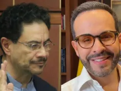 Iván Cepeda (l) faces off against Abelardo de la Espriella for Colombia's presidency Sunday, June 21st.