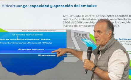 EPM General Manager John Maya Salazar briefs on El Niño preparedness and shares the utility’s recommendations on water and electricity consumption.