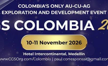 A promotional banner for CGS Colombia 2026