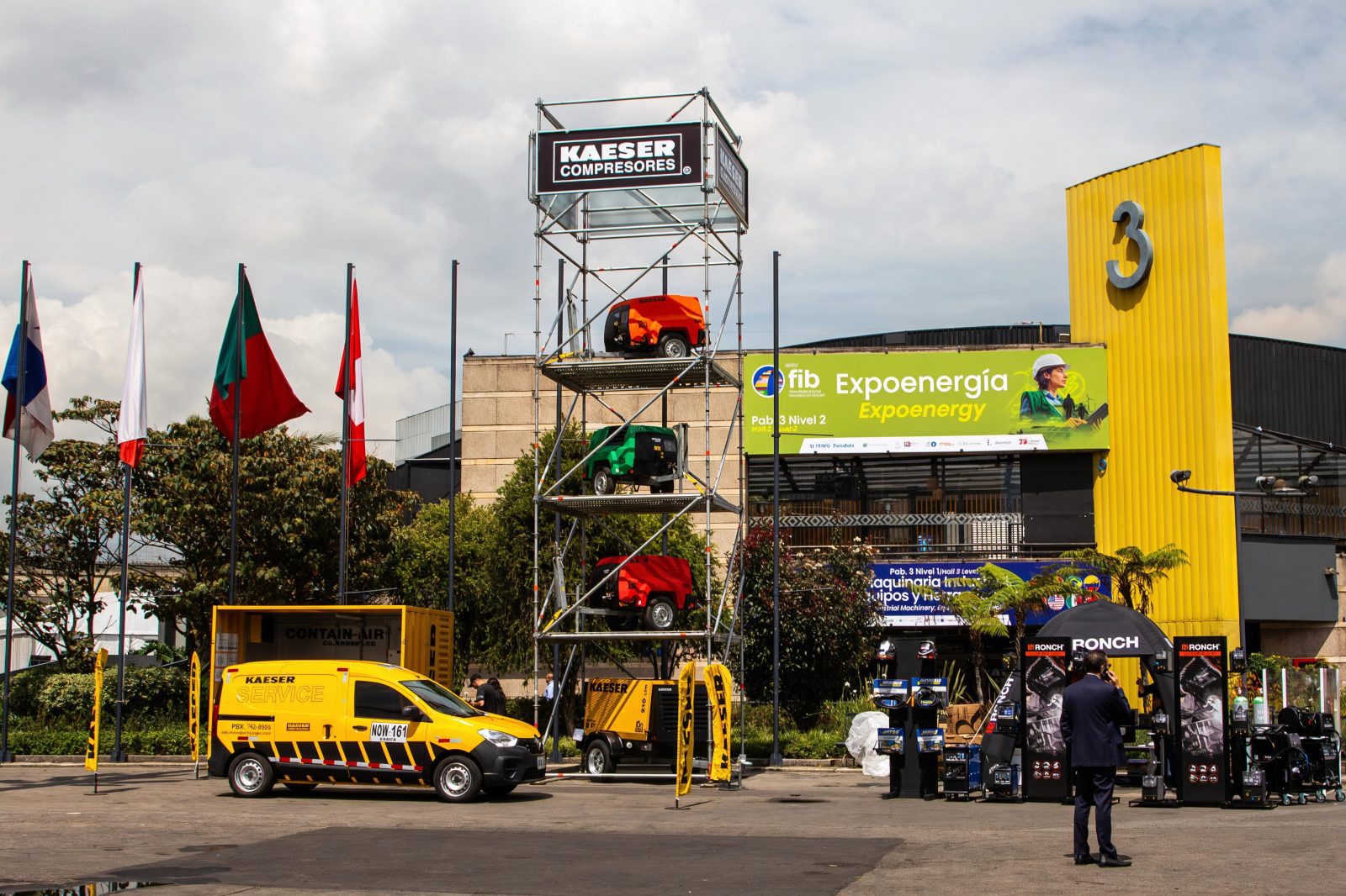Outdoor view of a B2B venue (Photo: La Feria Internacional Industrial de Bogotá)