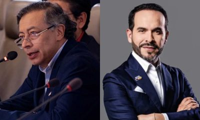 Gustavo Petro (left) & Abelardo de la Espriella (right)