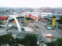 View from building of Corferias in Bogota Colombia