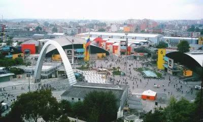 View from building of Corferias in Bogota Colombia