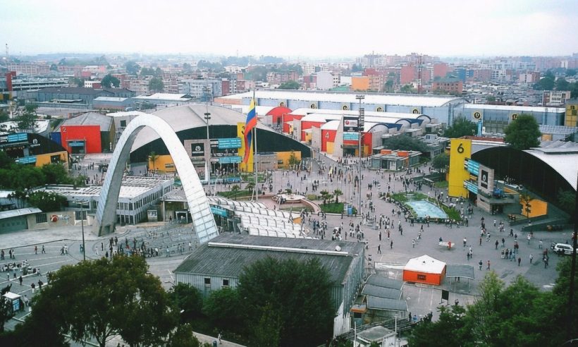 View from building of Corferias in Bogota Colombia