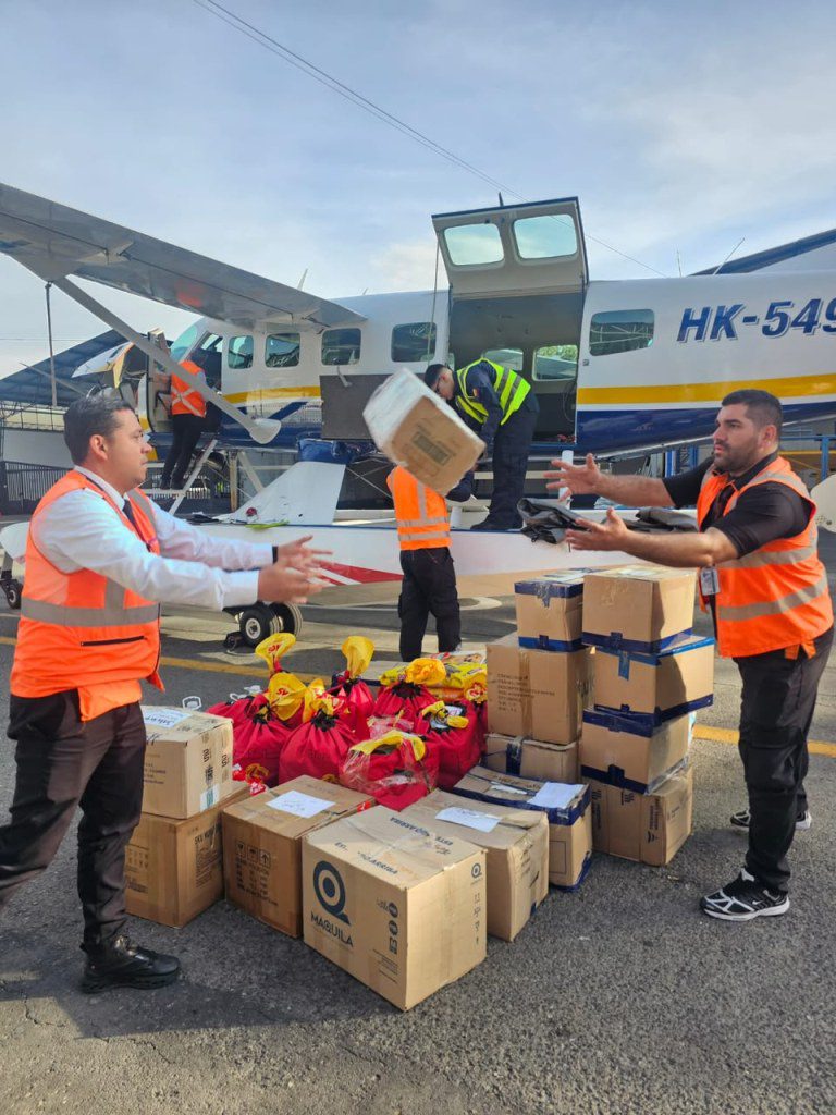 No fee attached — three companies moved medicine into Chocó just over 48 hours after the quake.