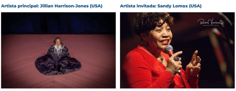 Jazz performers Jillian Harrison-Jones and Sandy Lomax