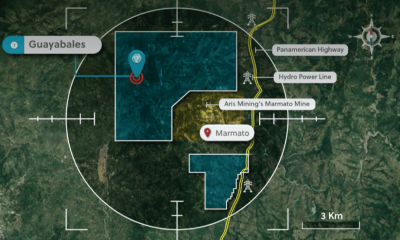Map of the Guayabales project. (Photo: Collective Mining)