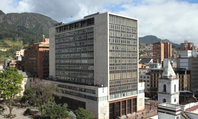 The main headquarters building of the Banco de la República in downtown Bogotá.