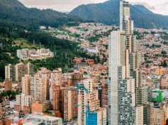 Office towers in Bogotá, Colombia