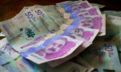 Colombian 50,000-peso banknotes